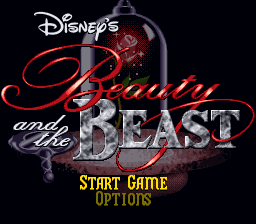 Beauty and the Beast Title Screen